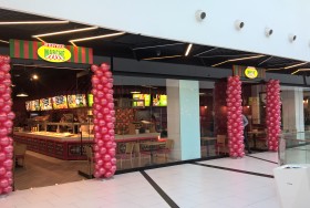 Dekoracje sklepów balonami Warszawa